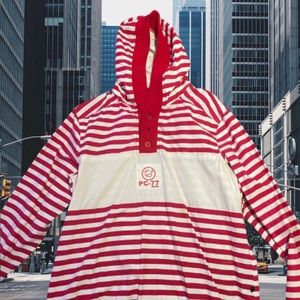 Men’s Red/White Striped Jacket
